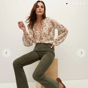 Veronica Beard Clarina Silk Blouse Size 4